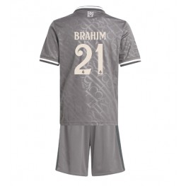 Real Madrid Brahim Diaz #21 Derde tenue Kids 2024-25 Korte Mouw (+ Korte broeken)